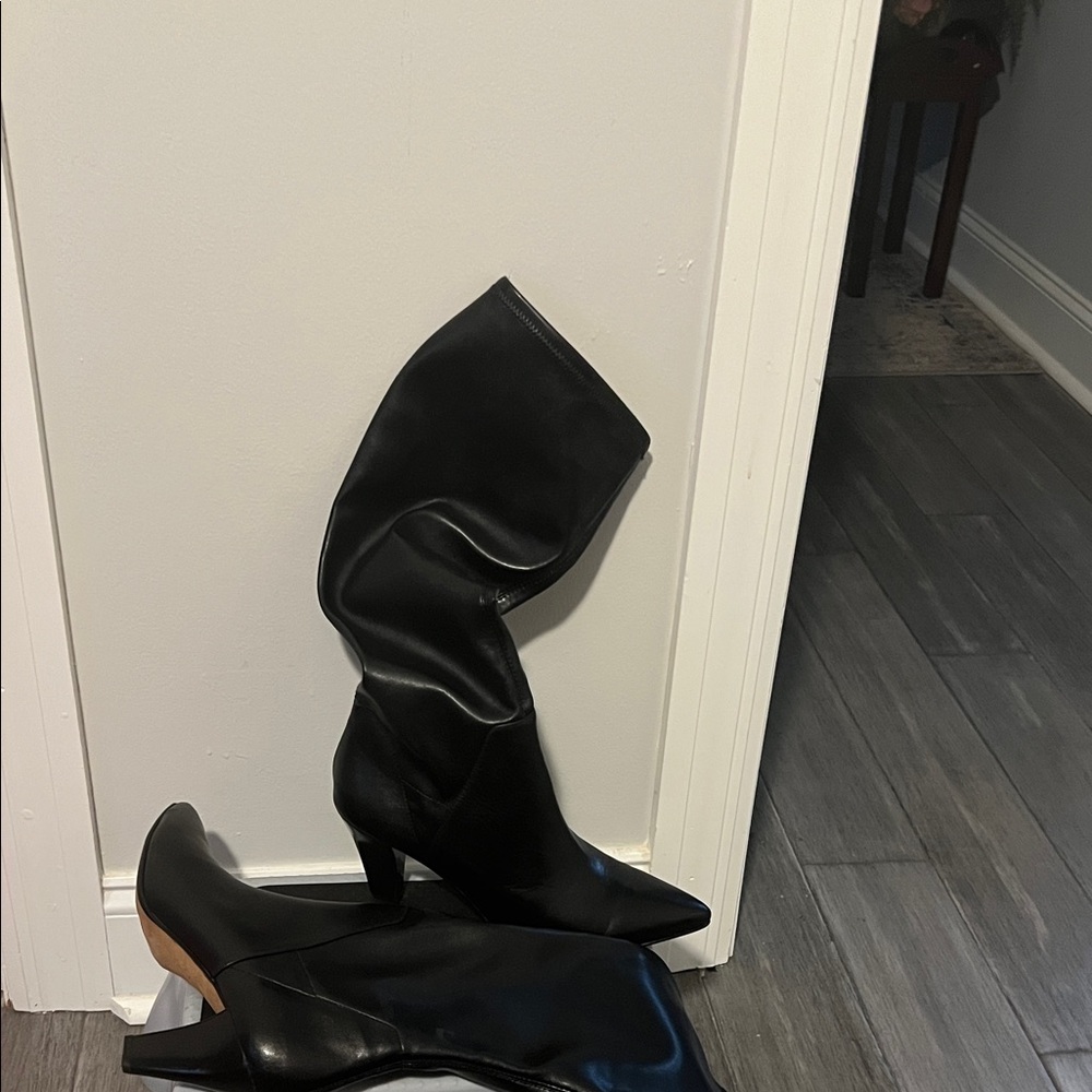 Donald J. Pliner Black Heeled Boots